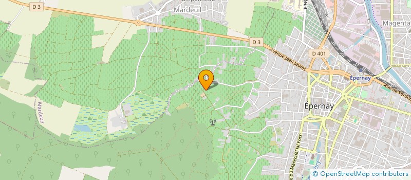 localisation de l'entreprise MONSIEUR ANTOINE PLIQUE  EPERNAY