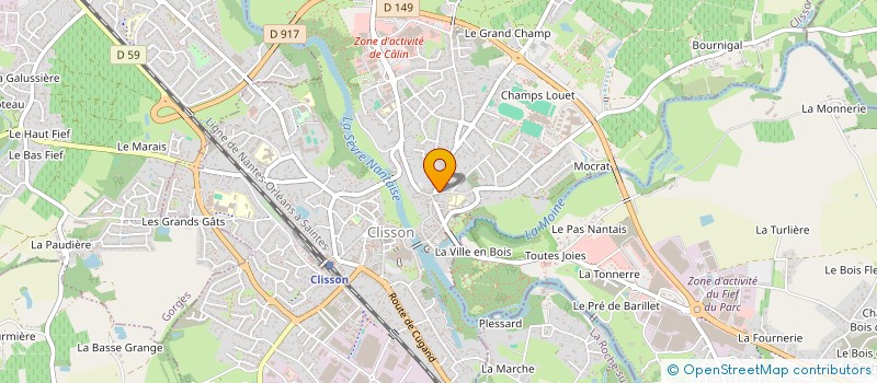 localisation de l'entreprise MONSIEUR ANTOINE PLOTON  CLISSON