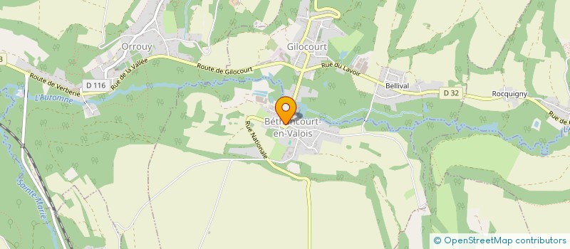 localisation de l'entreprise MONSIEUR ANTOINE PLUVINAGE  BETHANCOURT-EN-VALOIS