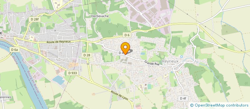 localisation de l'entreprise MONSIEUR ANTOINE POCHON à REYRIEUX