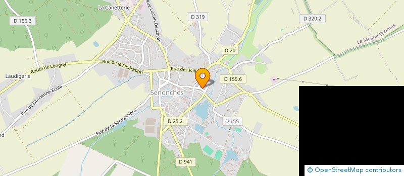 localisation de l'entreprise MONSIEUR ANTOINE POILLEUX à SENONCHES