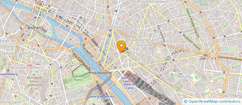 localisation de l'entreprise MONSIEUR ANTOINE POIRIER à PARIS