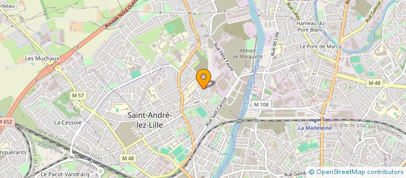 localisation de l'entreprise MONSIEUR ANTOINE POLAERT à SAINT-ANDRE-LEZ-LILLE