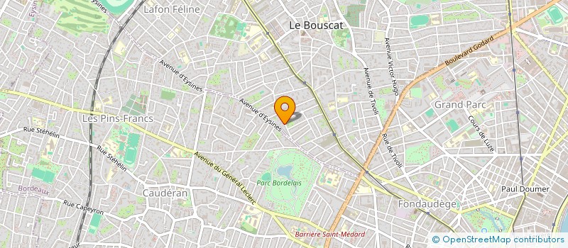 localisation de l'entreprise MONSIEUR ANTOINE POMMEREAU à LE BOUSCAT