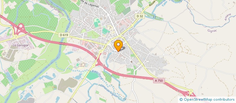 localisation de l'entreprise MONSIEUR ANTOINE PONCE à GIGNAC