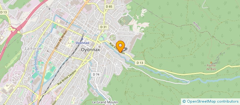 localisation de l'entreprise MONSIEUR ANTOINE PONCET à OYONNAX