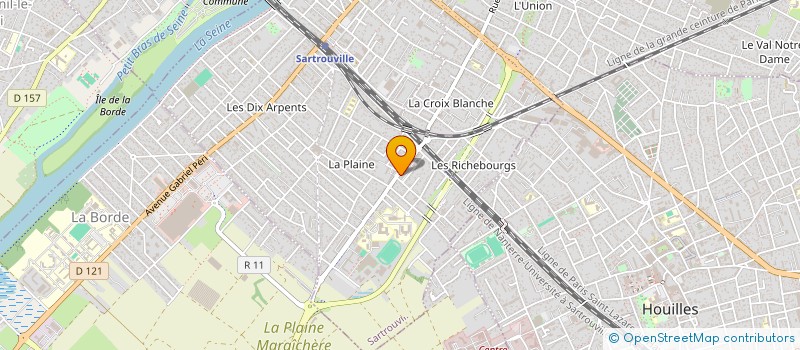 localisation de l'entreprise MONSIEUR ANTOINE POUANSI  SARTROUVILLE