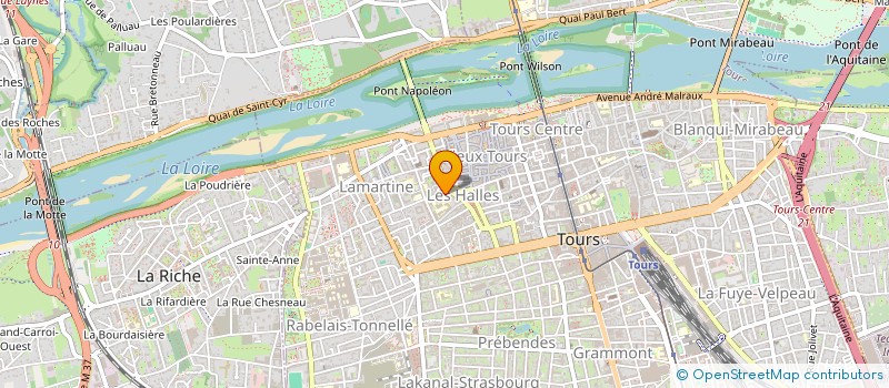 localisation de l'entreprise MONSIEUR ANTOINE POUILLET  TOURS