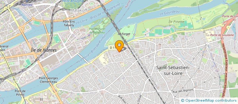 localisation de l'entreprise MONSIEUR ANTOINE POULAIN  SAINT-SEBASTIEN-SUR-LOIRE