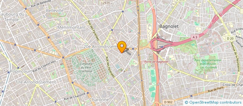 localisation de l'entreprise MONSIEUR ANTOINE POULIGNY  PARIS