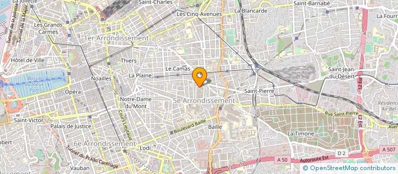 localisation de l'entreprise MONSIEUR ANTOINE POUSTAY à MARSEILLE