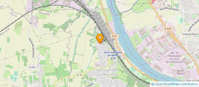 localisation de l'entreprise MONSIEUR ANTOINE PRABEL  SAINT-GERMAIN-AU-MONT-D'OR