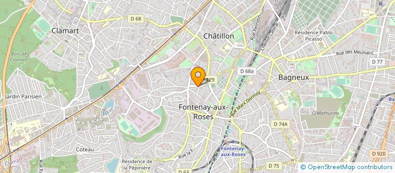 localisation de l'entreprise MONSIEUR ANTOINE PREFOL à FONTENAY-AUX-ROSES