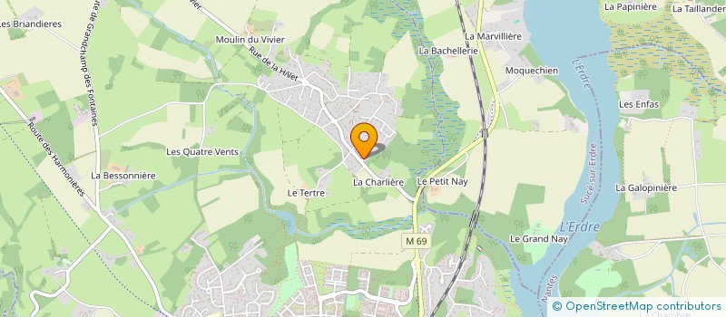 localisation de l'entreprise MONSIEUR ANTOINE PREVEAUX  LA CHAPELLE-SUR-ERDRE