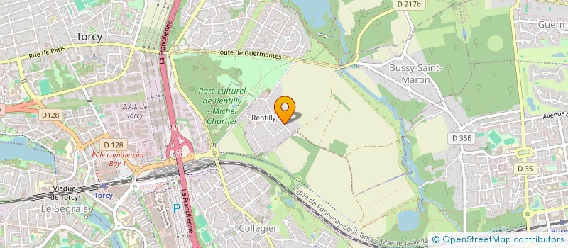 localisation de l'entreprise MONSIEUR ANTOINE PREVET  BUSSY-SAINT-MARTIN