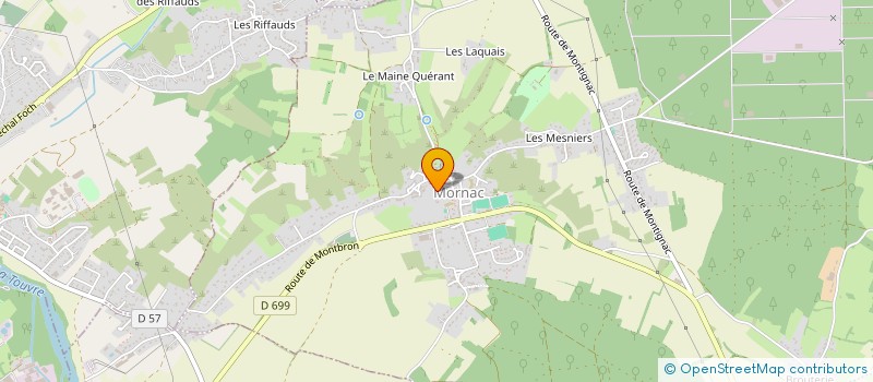 localisation de l'entreprise MONSIEUR ANTOINE PROUD à MORNAC
