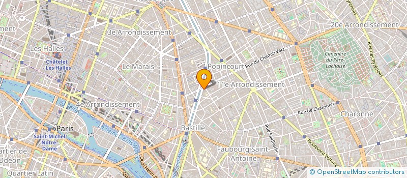 localisation de l'entreprise MONSIEUR ANTOINE PROUST  PARIS