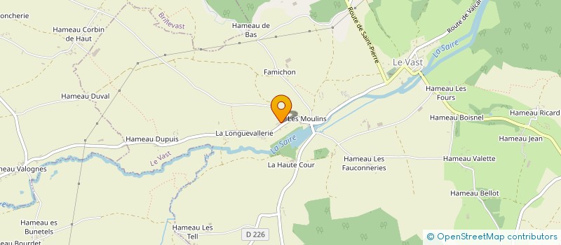 localisation de l'entreprise MONSIEUR ANTOINE PRUD'HOMME  LE VAST