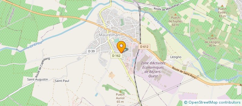 localisation de l'entreprise MONSIEUR ANTOINE PUCHE  MAUREILHAN
