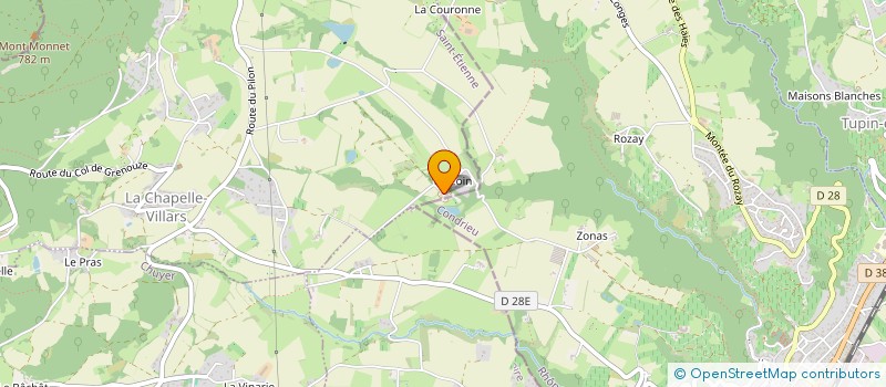 localisation de l'entreprise MONSIEUR ANTOINE PUGNET  LA CHAPELLE-VILLARS