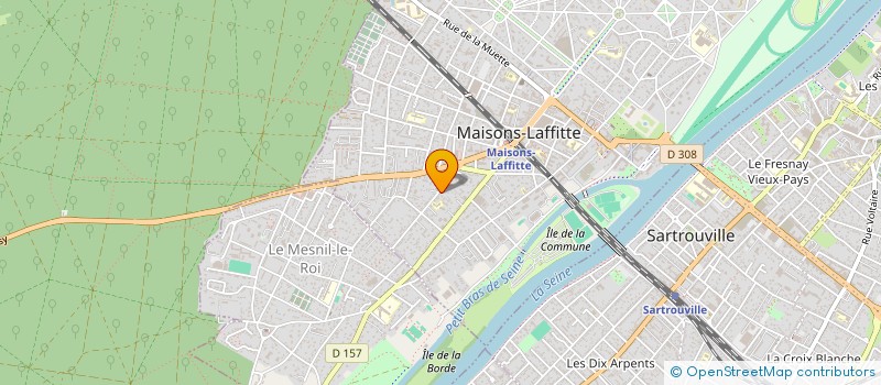 localisation de l'entreprise MONSIEUR ANTOINE PUTOUD  MAISONS-LAFFITTE