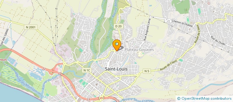 localisation de l'entreprise MONSIEUR ANTOINE PUYBARET à SAINT-LOUIS