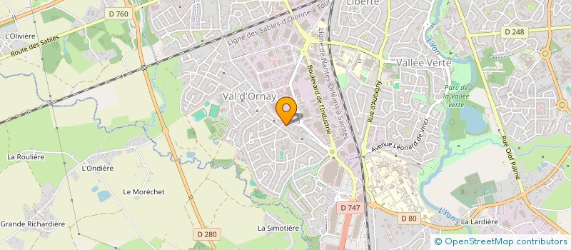 localisation de l'entreprise MONSIEUR ANTOINE QUESNEL à LA ROCHE-SUR-YON