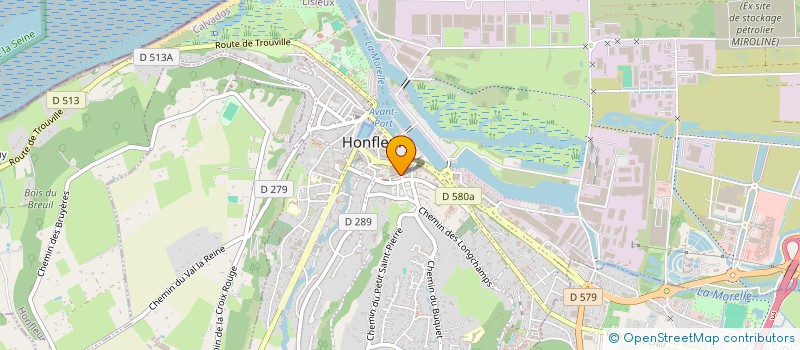 localisation de l'entreprise MONSIEUR ANTOINE QUESNOT  HONFLEUR