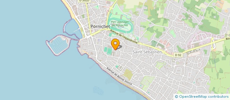 localisation de l'entreprise MONSIEUR ANTOINE QUINQUIS  PORNICHET