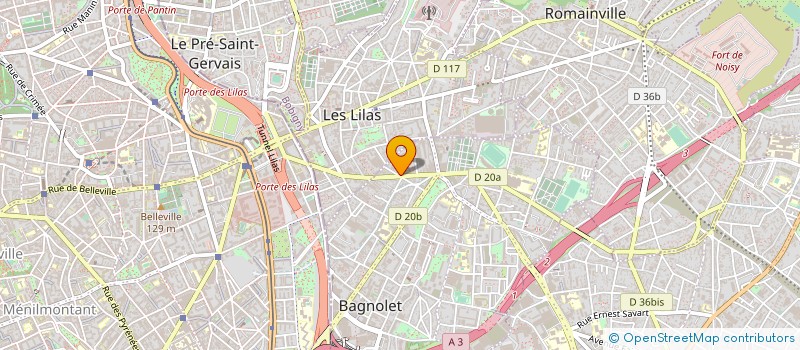 localisation de l'entreprise MONSIEUR ANTOINE QUINTARD à BAGNOLET