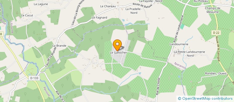 localisation de l'entreprise MONSIEUR ANTOINE QUINTIN  SAINT-CIERS-D'ABZAC