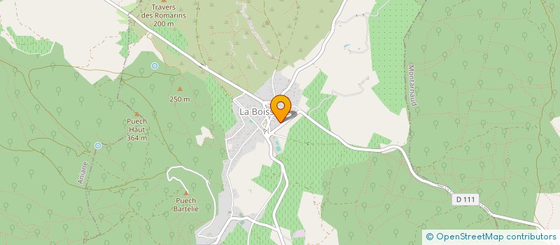 localisation de l'entreprise MONSIEUR ANTOINE RABY  LA BOISSIERE