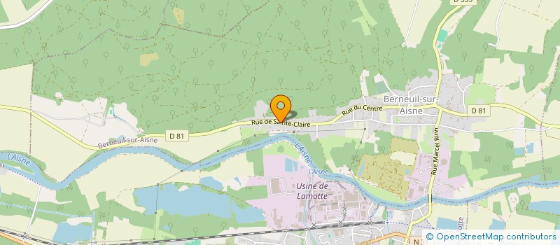 localisation de l'entreprise MONSIEUR ANTOINE RADET à BERNEUIL-SUR-AISNE