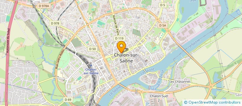 localisation de l'entreprise MONSIEUR ANTOINE RAFFA à CHALON-SUR-SAONE