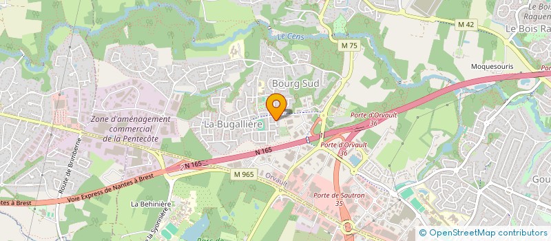 localisation de l'entreprise MONSIEUR ANTOINE RAKOTOMANANA à ORVAULT