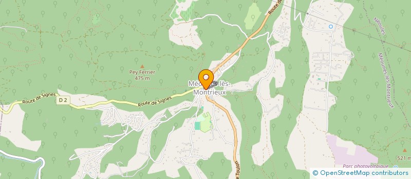 localisation de l'entreprise MONSIEUR ANTOINE RAMADOUR  MEOUNES-LES-MONTRIEUX