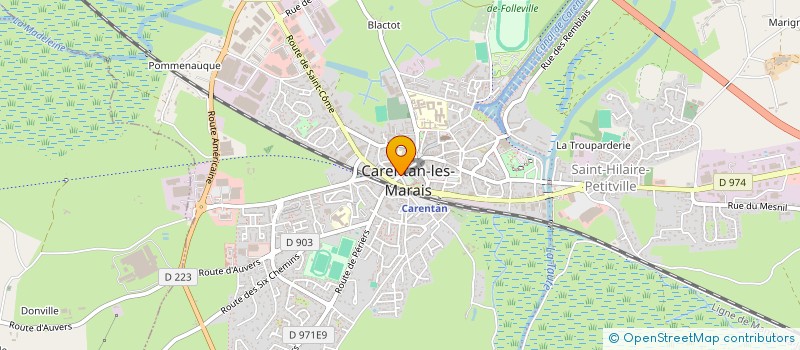 localisation de l'entreprise MONSIEUR ANTOINE RAMBOUR  CARENTAN-LES-MARAIS