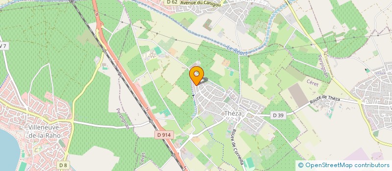 localisation de l'entreprise MONSIEUR ANTOINE RAMIREZ  OSSEJA