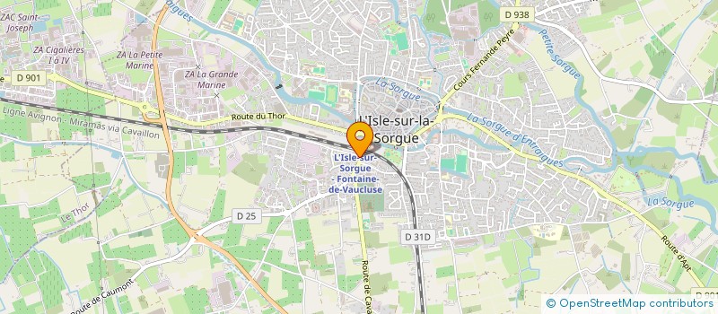 localisation de l'entreprise MONSIEUR ANTOINE RAMIS  L'ISLE-SUR-LA-SORGUE