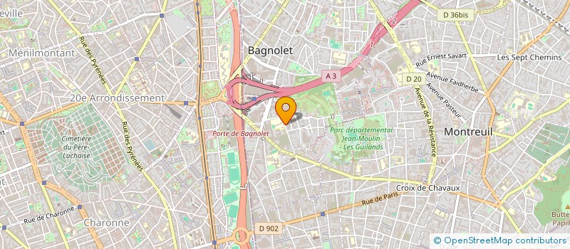 localisation de l'entreprise MONSIEUR ANTOINE RASSAMIAN à BAGNOLET
