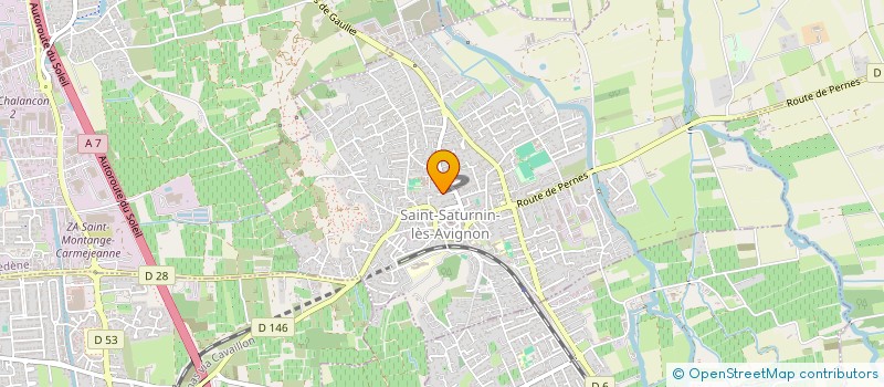 localisation de l'entreprise MONSIEUR ANTOINE RATEAU  SAINT-SATURNIN-LES-AVIGNON