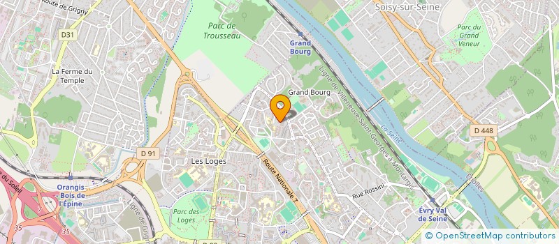 localisation de l'entreprise MONSIEUR ANTOINE RATOMAHENINA  EVRY-COURCOURONNES