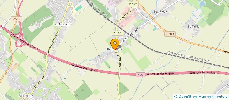 localisation de l'entreprise MONSIEUR ANTOINE RAVAUX  LILLERS