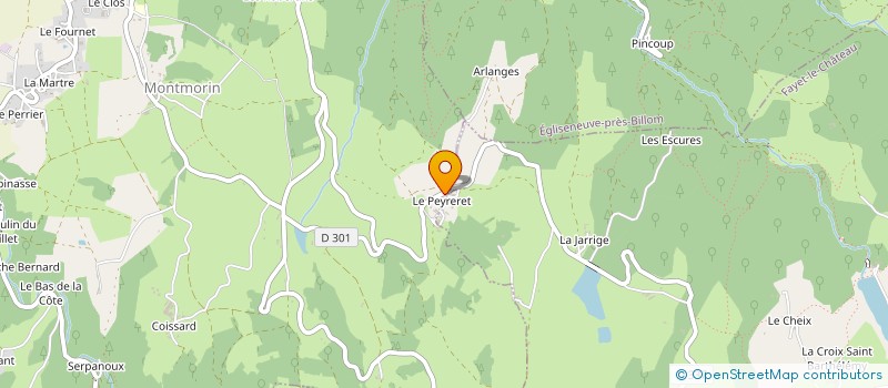 localisation de l'entreprise MONSIEUR ANTOINE RAVEL  MONTMORIN