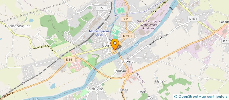 localisation de l'entreprise MONSIEUR ANTOINE RAYET  MONSEMPRON-LIBOS