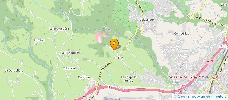 localisation de l'entreprise MONSIEUR ANTOINE REBOUL  SAINT-CHAMOND