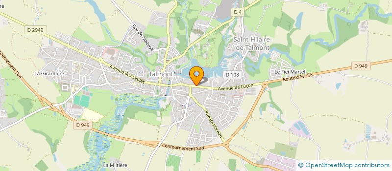 localisation de l'entreprise MONSIEUR ANTOINE REGNIER  TALMONT-SAINT-HILAIRE