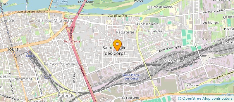 localisation de l'entreprise MONSIEUR ANTOINE REINHARD à SAINT-PIERRE-DES-CORPS