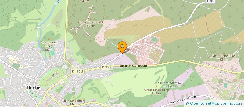 localisation de l'entreprise MONSIEUR ANTOINE REINHARDT  BITCHE