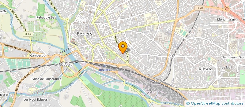 localisation de l'entreprise MONSIEUR ANTOINE REIS à BEZIERS